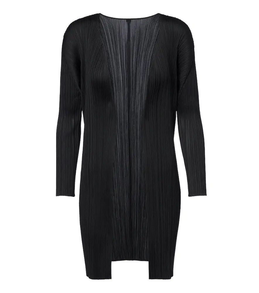Pleats Please Issey Miyake Basics pleated cardigan | Image 1 Pleats Please Issey Miyake Basics pleated cardigan | Image 1