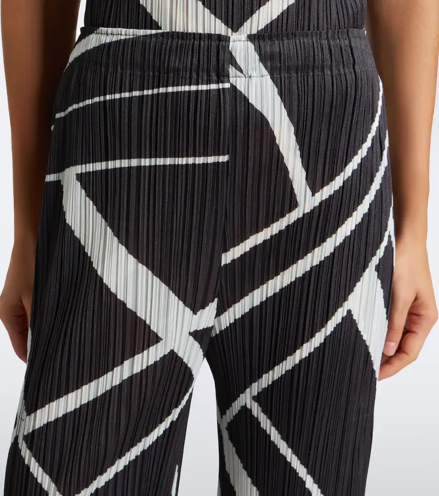 Pleats Please Issey Miyake Fold Line pleated printed wide-leg pants | Thumbnail 2 Pleats Please Issey Miyake Fold Line pleated printed wide-leg pants | Thumbnail 2