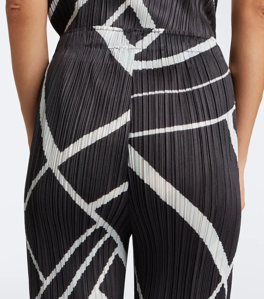 Pleats Please Issey Miyake Fold Line pleated printed wide-leg pants | Thumbnail 3 Pleats Please Issey Miyake Fold Line pleated printed wide-leg pants | Thumbnail 3