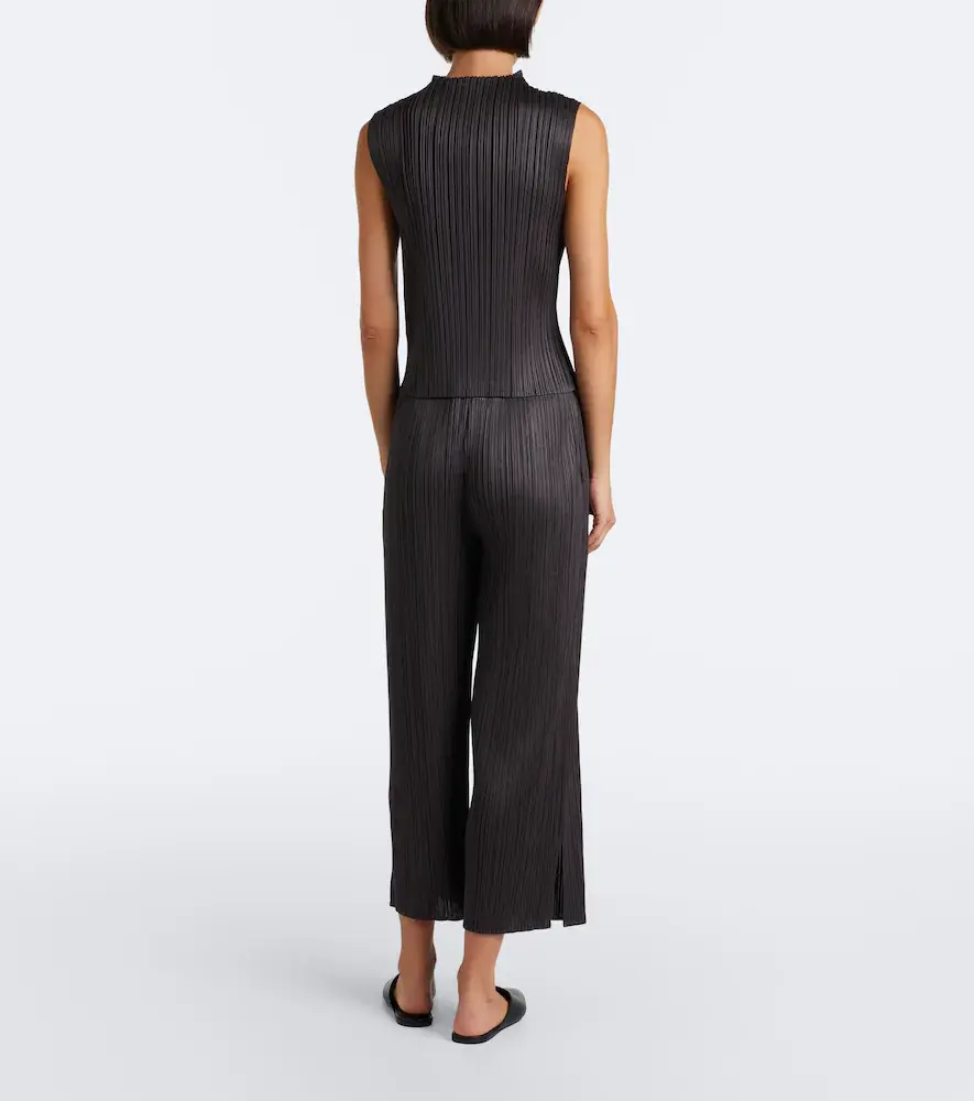 Pleats Please Issey Miyake Monthly Colors: August pleated wide-leg pants | Thumbnail 4
