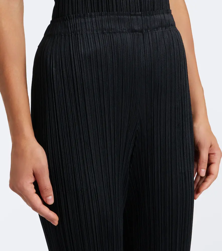 Pleats Please Issey Miyake Basics cropped pleated slim pants | Thumbnail 3 Pleats Please Issey Miyake Basics cropped pleated slim pants | Thumbnail 3