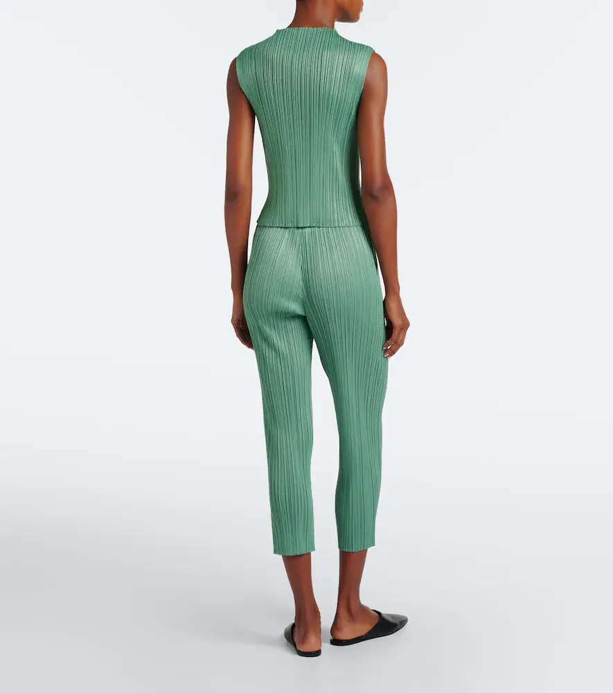Pleats Please Issey Miyake Monthly Colors: August pleated slim pants | Thumbnail 5 Pleats Please Issey Miyake Monthly Colors: August pleated slim pants | Thumbnail 5