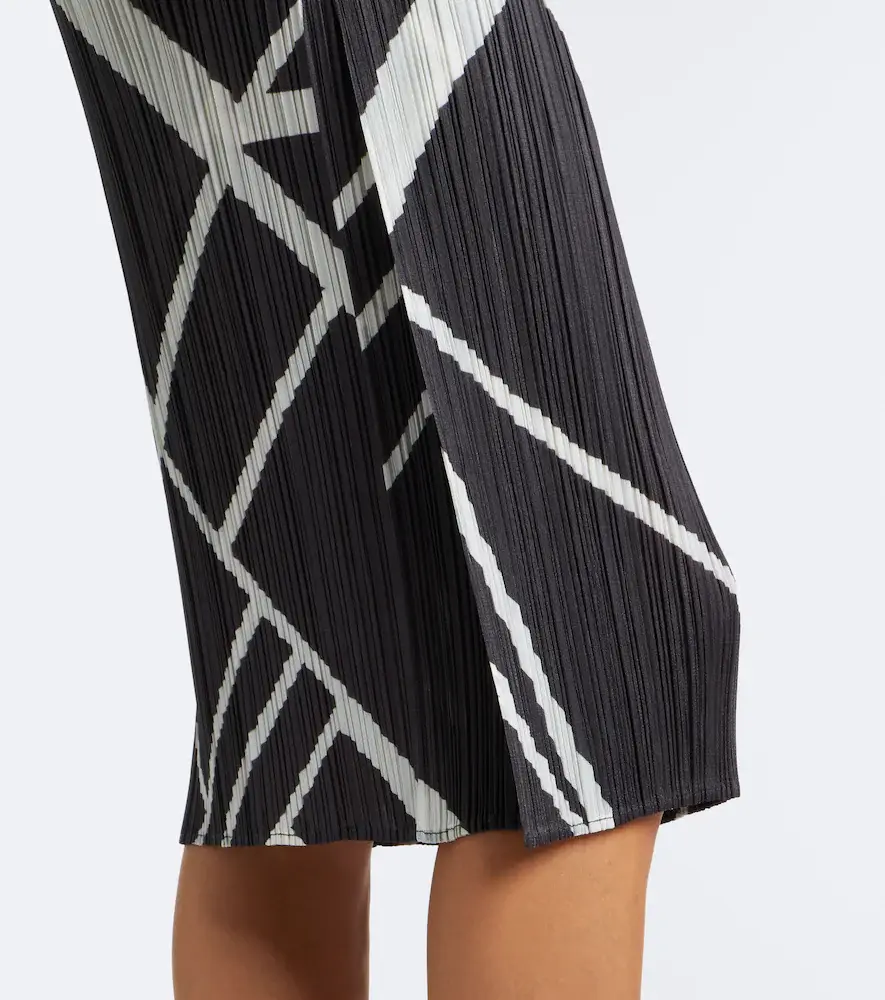Pleats Please Issey Miyake Fold Line pleated printed midi dress | Thumbnail 2 Pleats Please Issey Miyake Fold Line pleated printed midi dress | Thumbnail 2