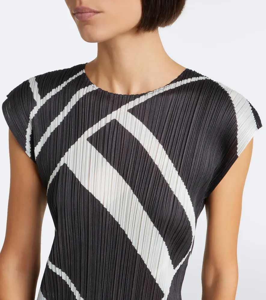 Pleats Please Issey Miyake Fold Line pleated printed midi dress | Thumbnail 5 Pleats Please Issey Miyake Fold Line pleated printed midi dress | Thumbnail 5