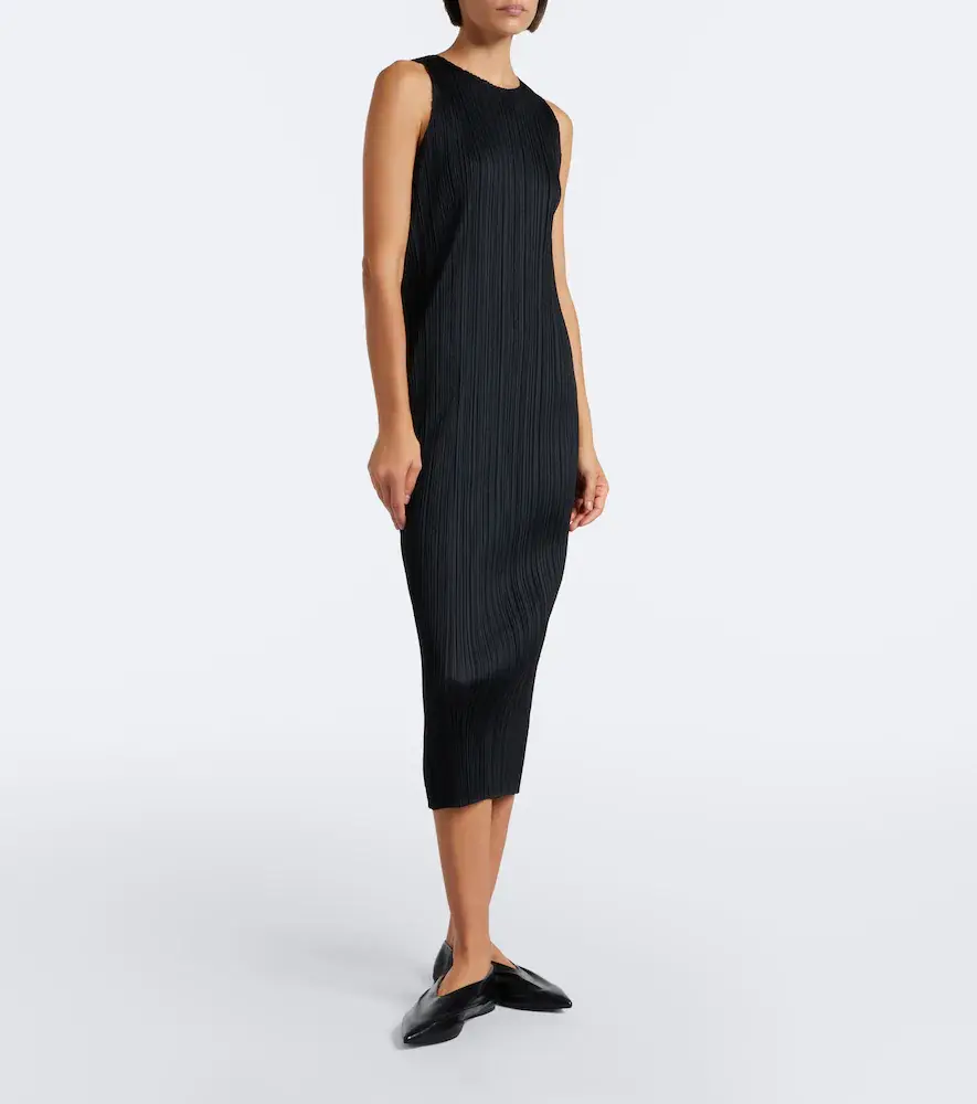 Pleats Please Issey Miyake Basics pleated midi dress | Thumbnail 2 Pleats Please Issey Miyake Basics pleated midi dress | Thumbnail 2