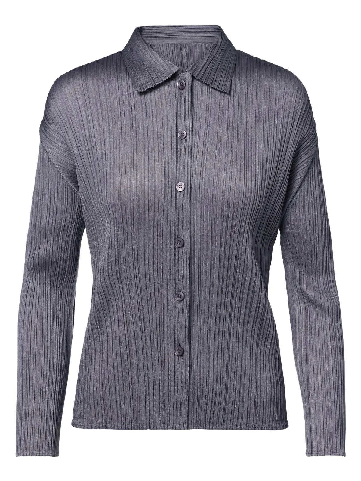 Pleats Please Issey Miyake Basics pleated shirt