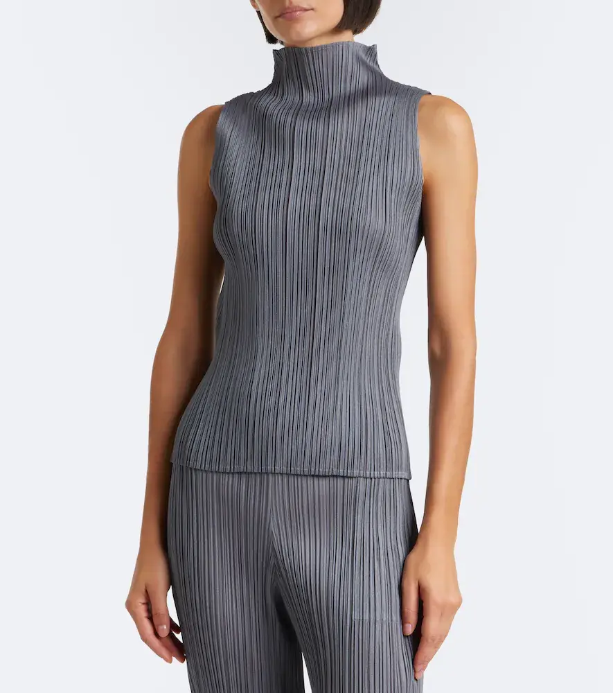 Pleats Please Issey Miyake Basics pleated top | Thumbnail 6 Pleats Please Issey Miyake Basics pleated top | Thumbnail 6