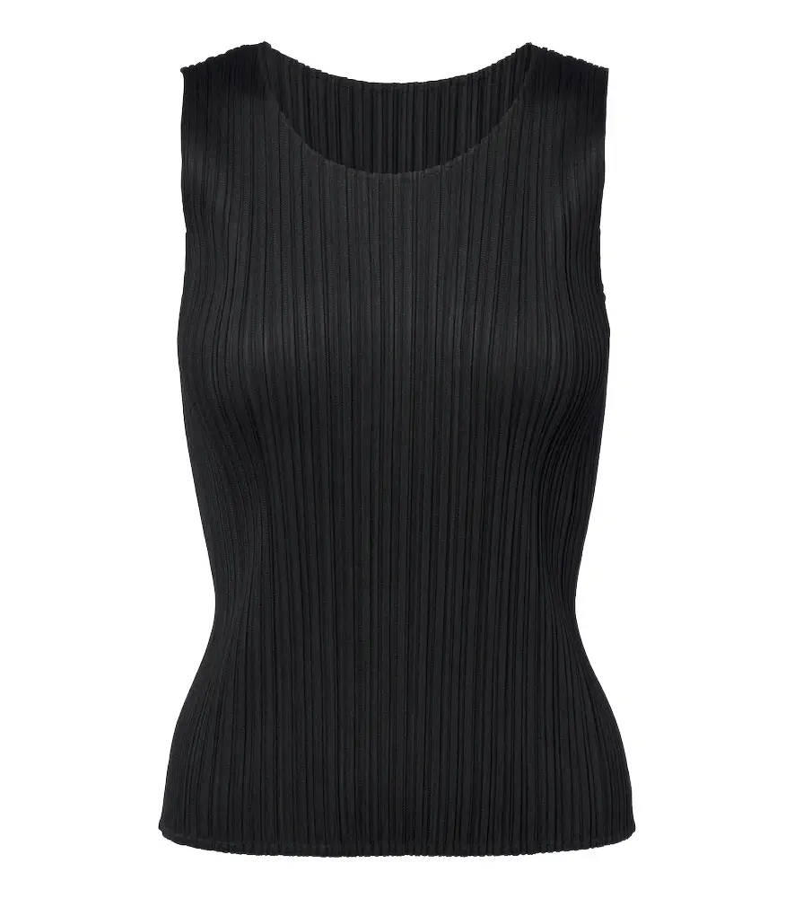 Pleats Please Issey Miyake Basics pleated top