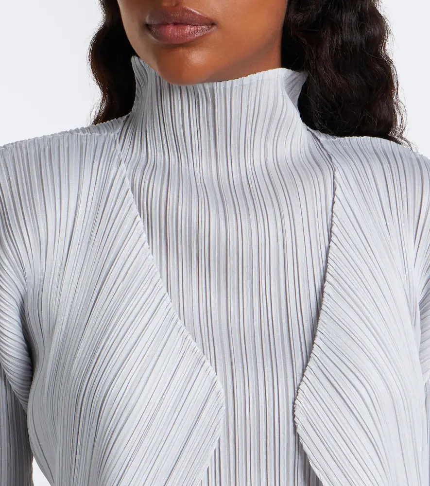 Pleats Please Issey Miyake Basics pleated cardigan | Thumbnail 4