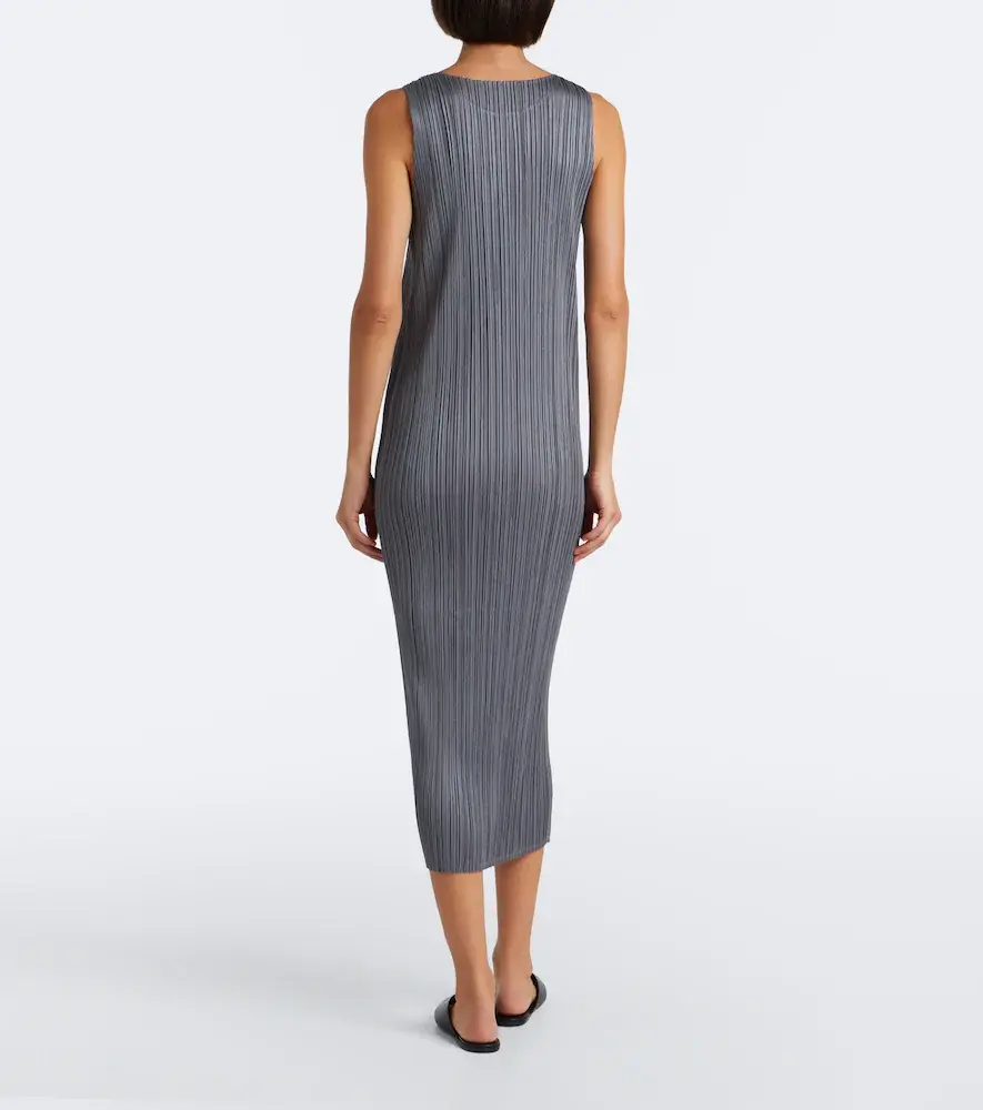 Pleats Please Issey Miyake Basics pleated midi dress | Thumbnail 3 Pleats Please Issey Miyake Basics pleated midi dress | Thumbnail 3