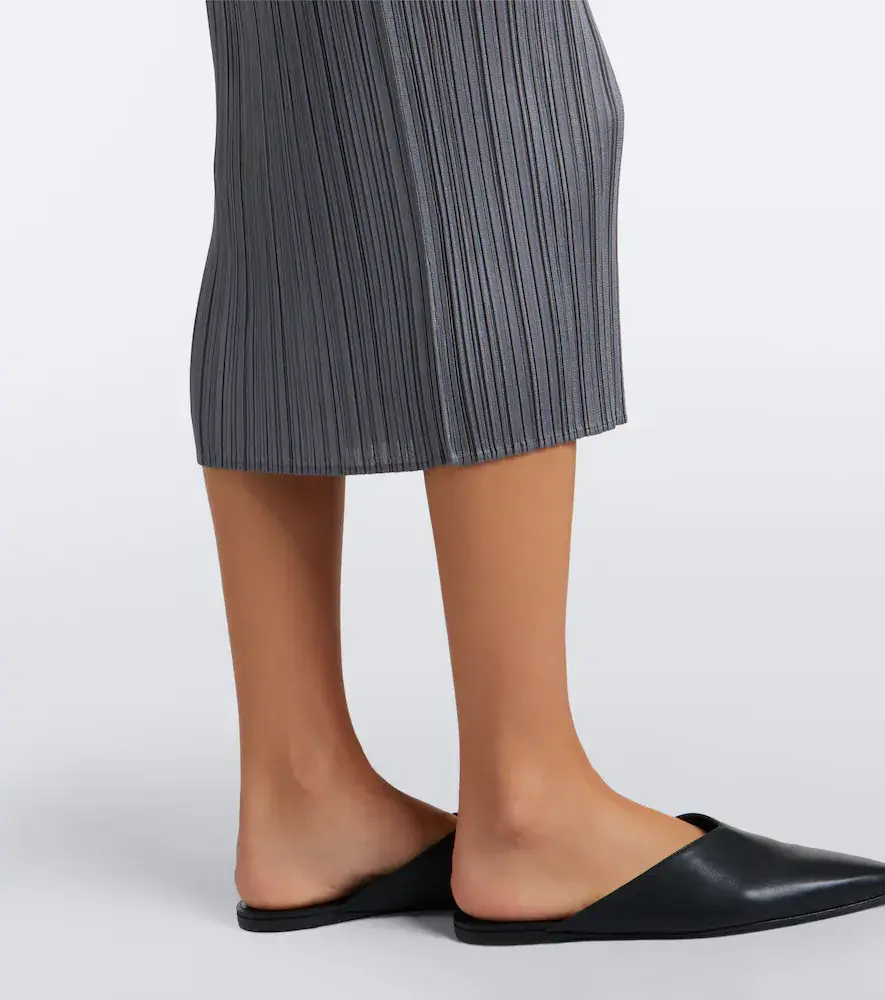 Pleats Please Issey Miyake Basics pleated midi dress | Thumbnail 4 Pleats Please Issey Miyake Basics pleated midi dress | Thumbnail 4