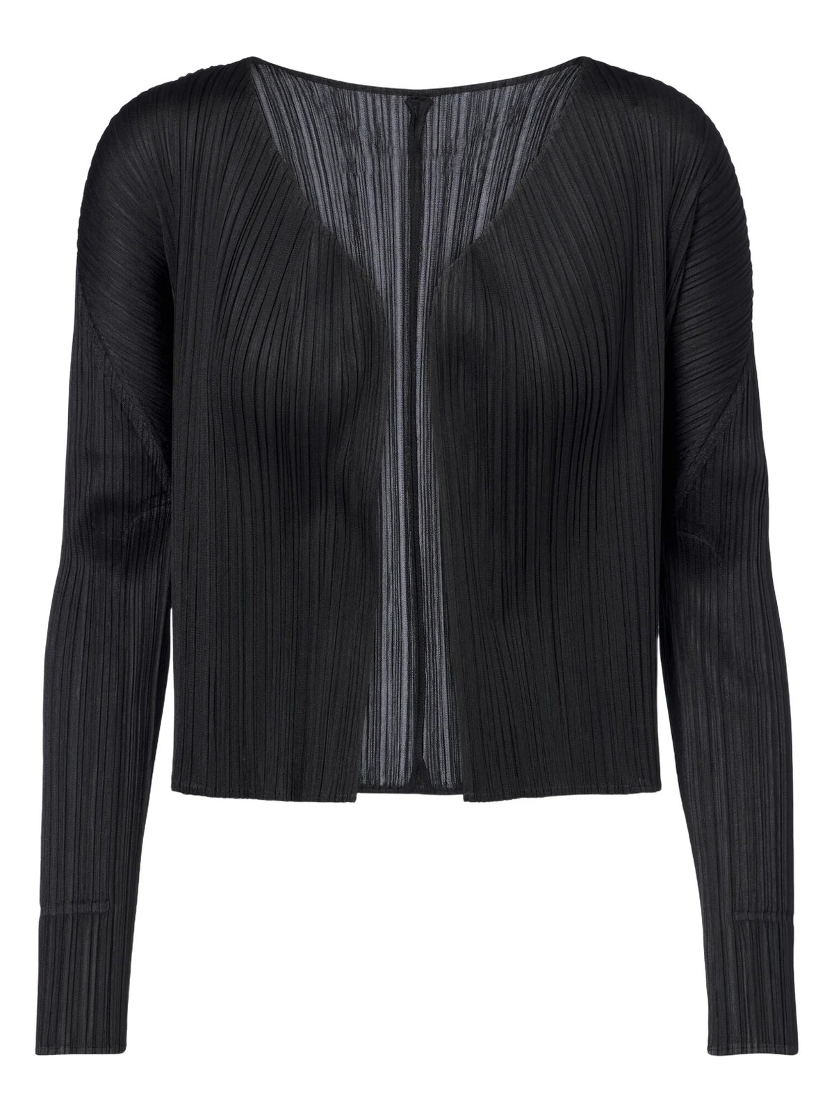 Basics pleated cardigan