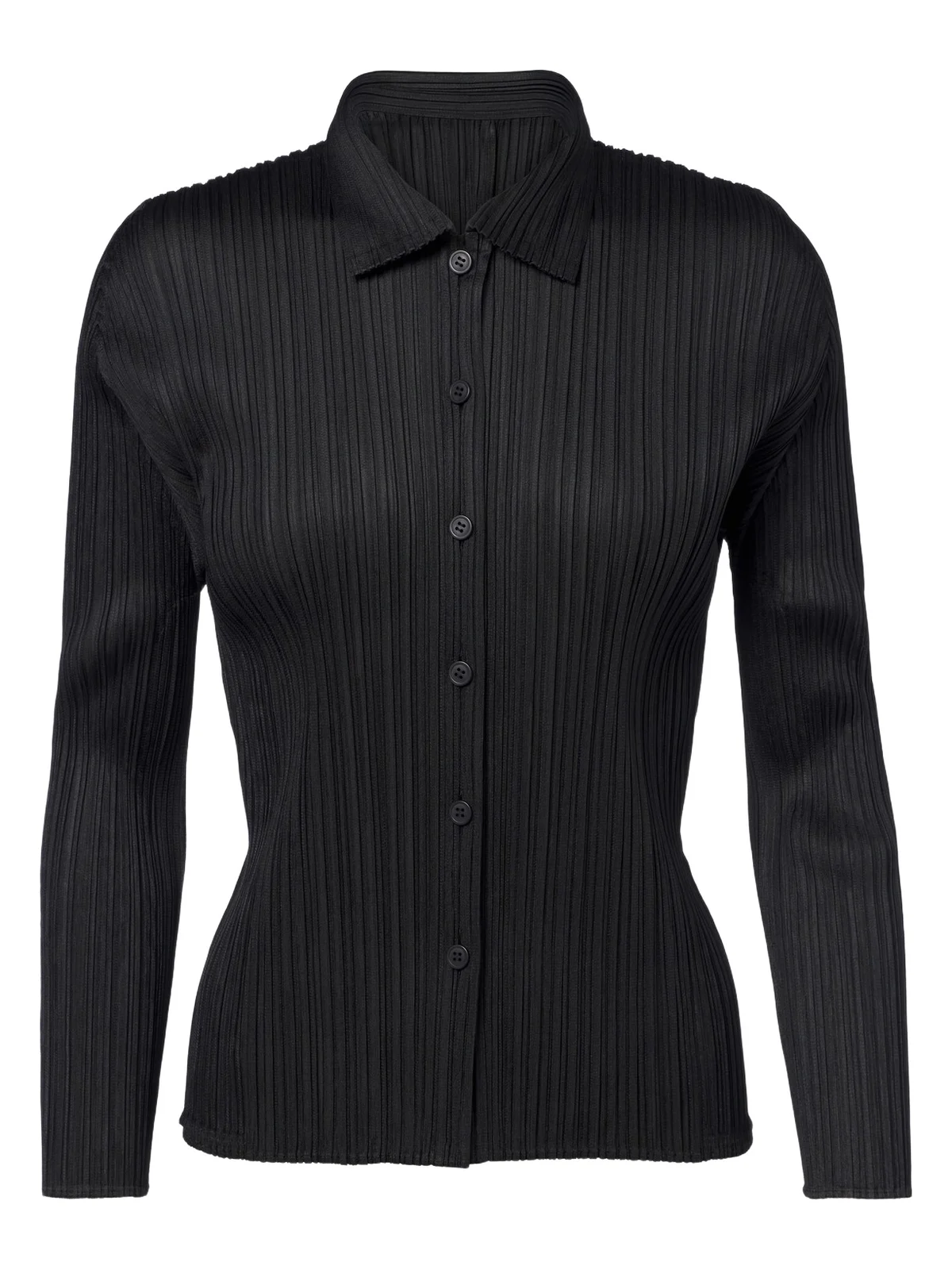 Pleats Please Issey Miyake Basics pleated shirt