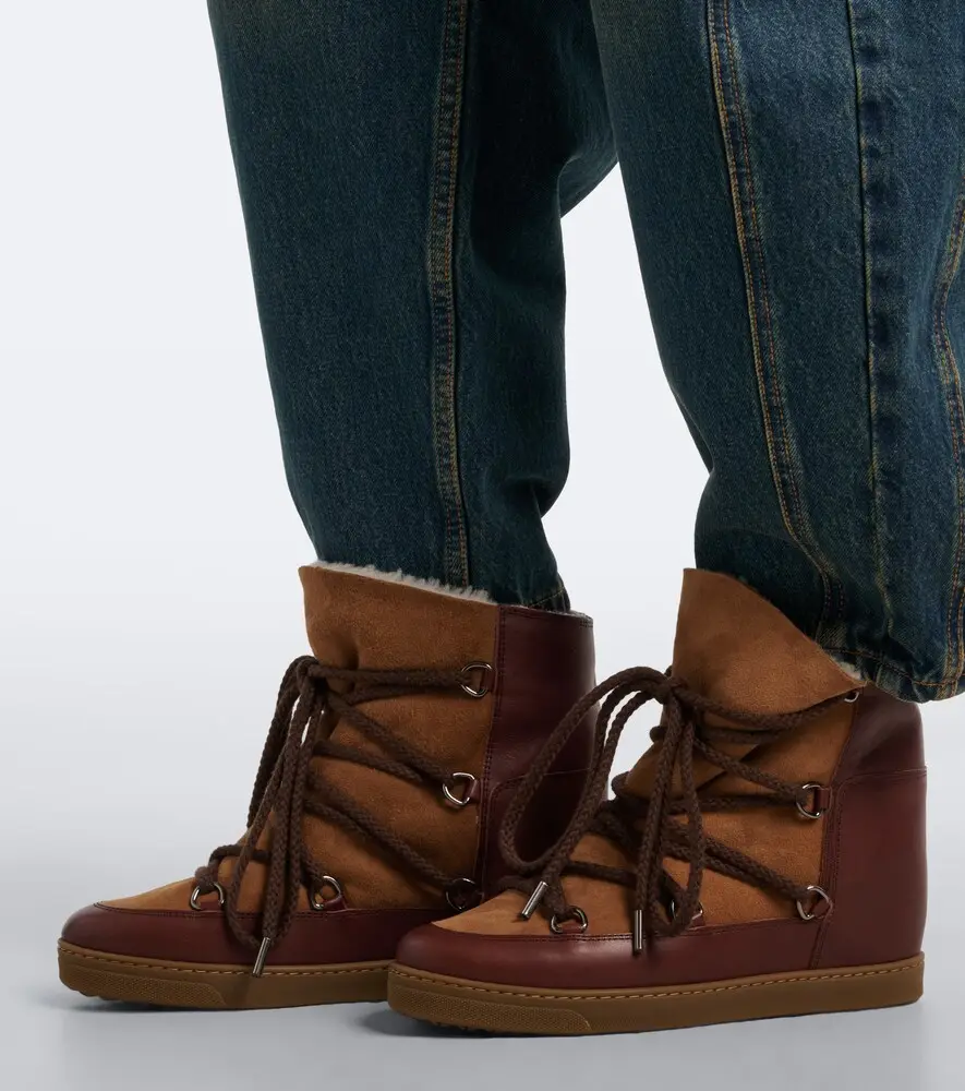 Isabel Marant Nowles shearling-lined leather snow boots | Thumbnail 4 Isabel Marant Nowles shearling-lined leather snow boots | Thumbnail 4