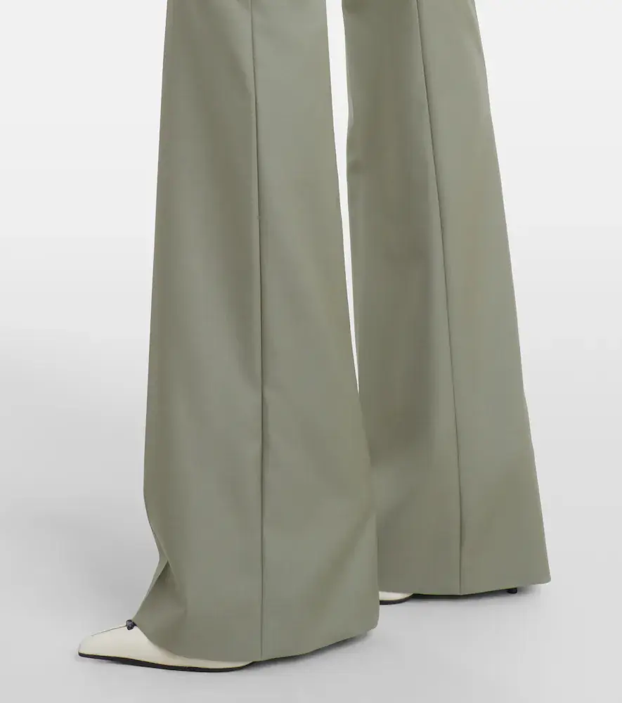 Alexander McQueen Wool flared pants | Thumbnail 2