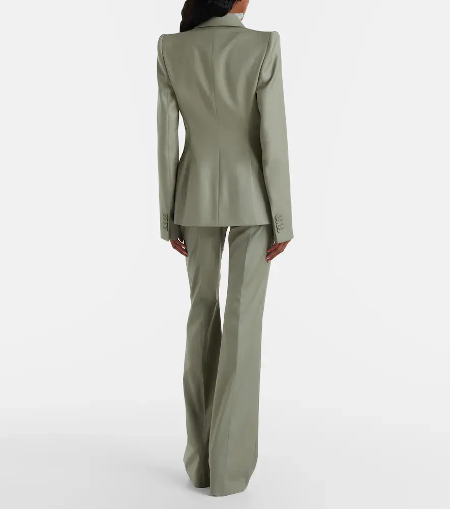 Alexander McQueen Wool flared pants | Thumbnail 3