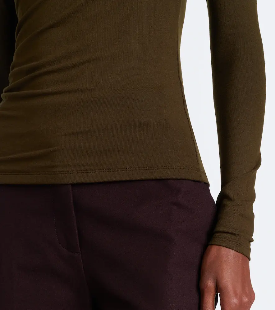 Vince Fixed jersey wrap top | Thumbnail 2 Vince Fixed jersey wrap top | Thumbnail 2