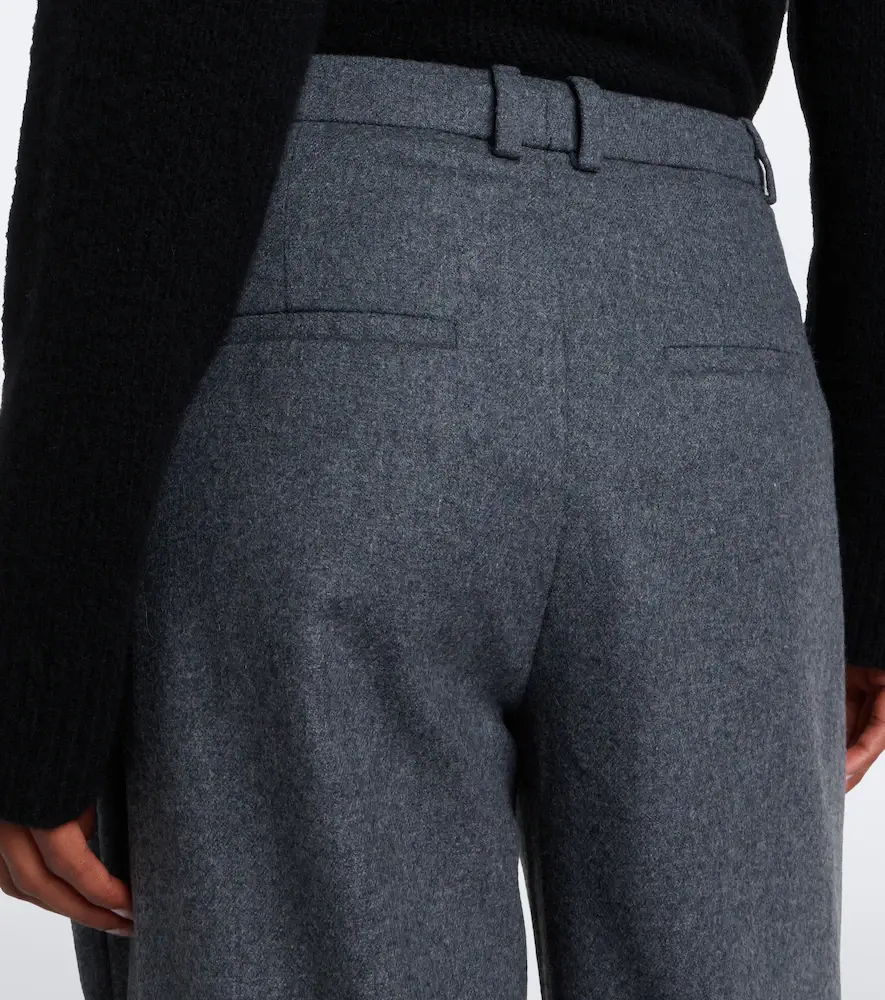 Vince Camille wool-blend flannel wide-leg pants | Thumbnail 4