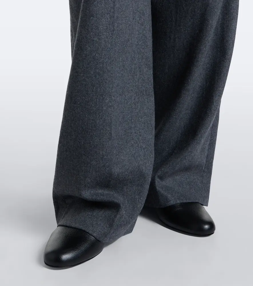 Vince Camille wool-blend flannel wide-leg pants | Thumbnail 6