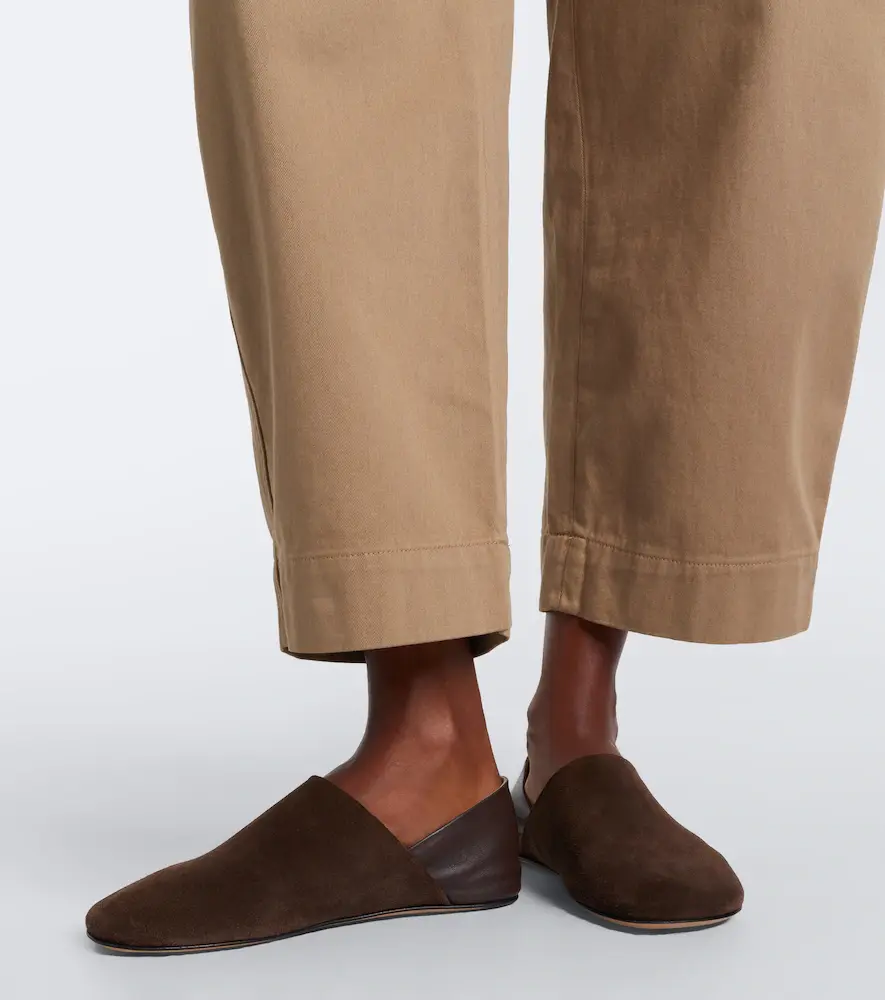 Vince Cropped cotton twill barrel-leg pants | Thumbnail 2