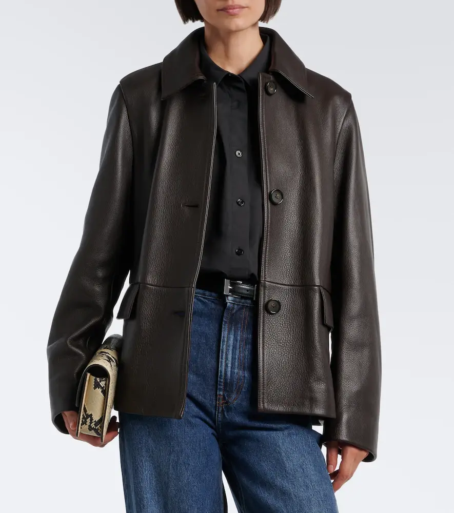 TOTEME Leather jacket | Thumbnail 3 TOTEME Leather jacket | Thumbnail 3
