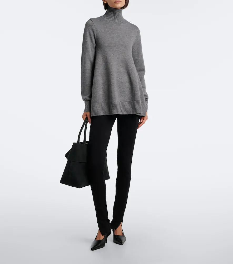 TOTEME Flared wool turtleneck sweater | Thumbnail 2 TOTEME Flared wool turtleneck sweater | Thumbnail 2