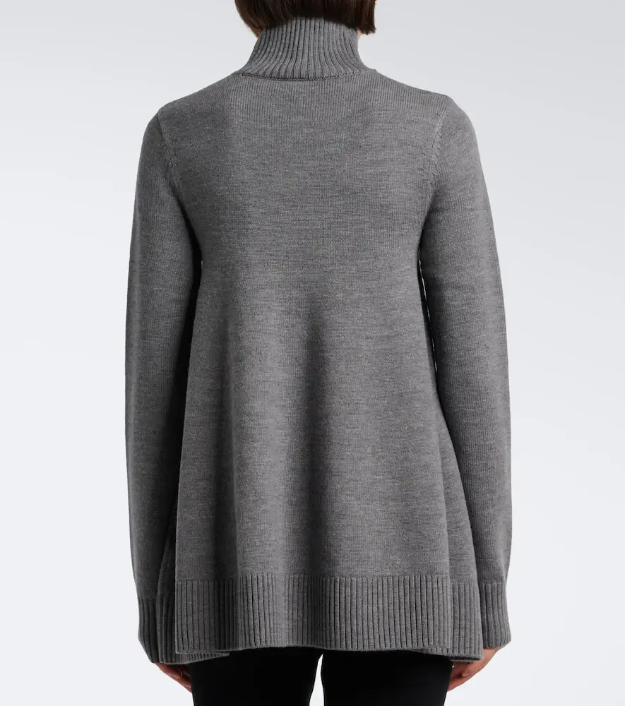 TOTEME Flared wool turtleneck sweater | Thumbnail 4 TOTEME Flared wool turtleneck sweater | Thumbnail 4