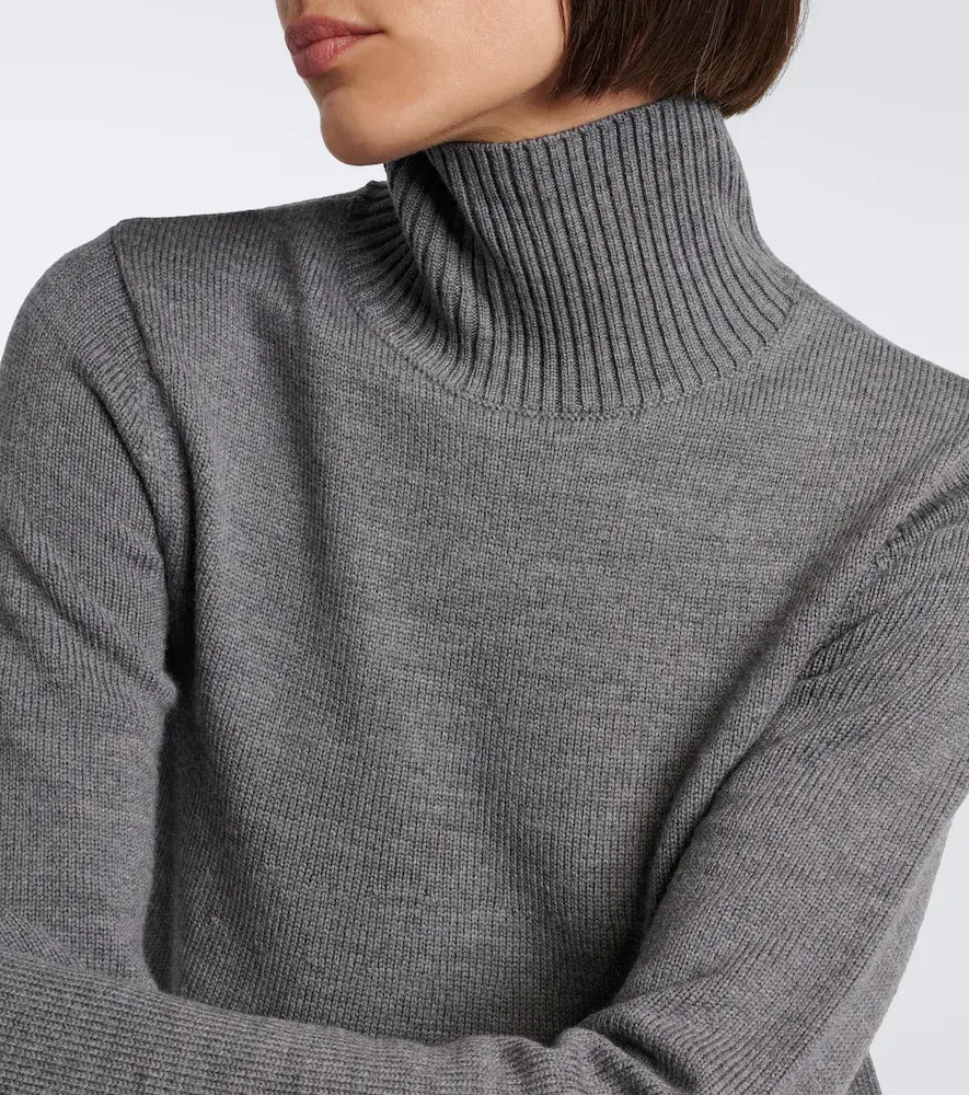 TOTEME Flared wool turtleneck sweater | Thumbnail 6 TOTEME Flared wool turtleneck sweater | Thumbnail 6