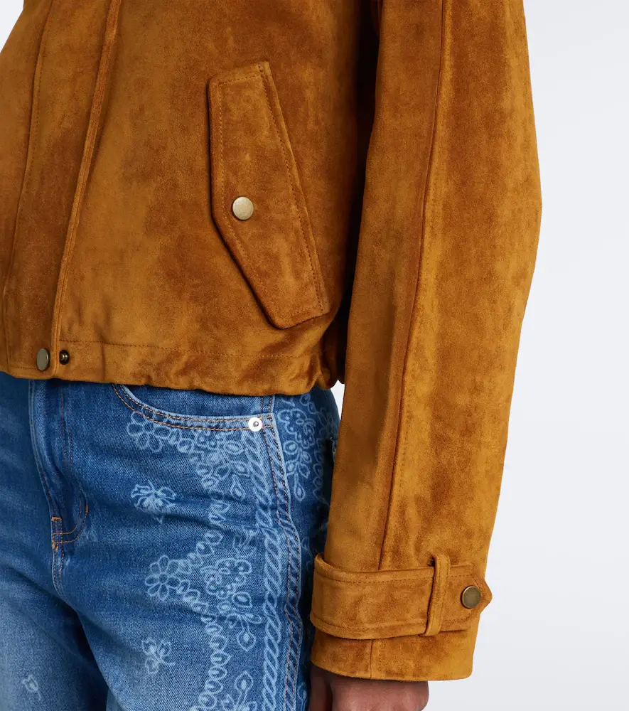 Veronica Beard Bateman suede jacket | Thumbnail 4 Veronica Beard Bateman suede jacket | Thumbnail 4