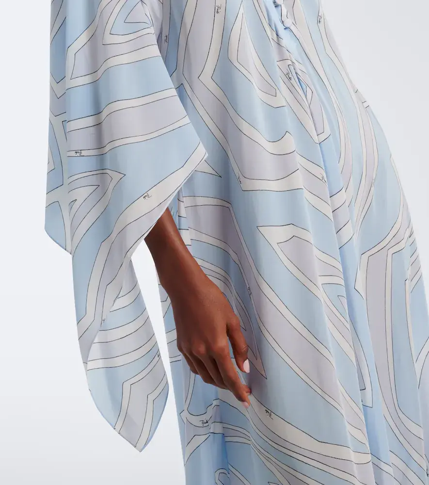 PUCCI Labirinto silk crêpe de chine kaftan | Thumbnail 2 PUCCI Labirinto silk crêpe de chine kaftan | Thumbnail 2