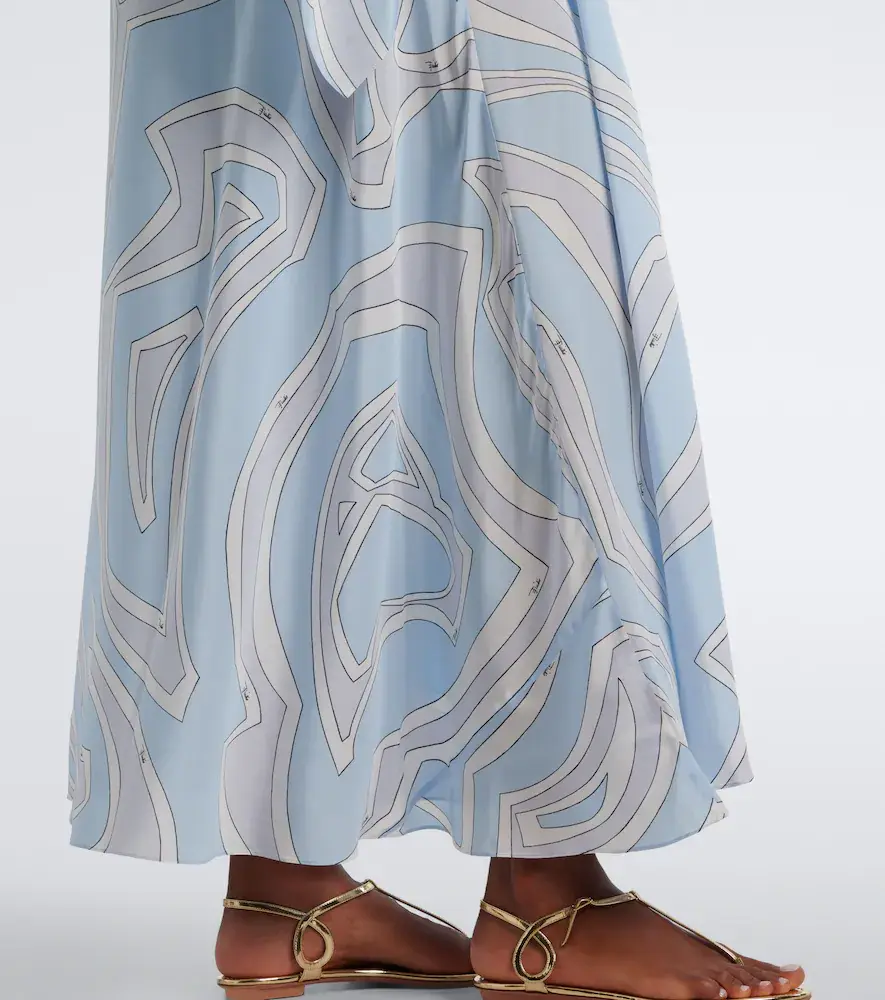 PUCCI Labirinto silk crêpe de chine kaftan | Thumbnail 5 PUCCI Labirinto silk crêpe de chine kaftan | Thumbnail 5