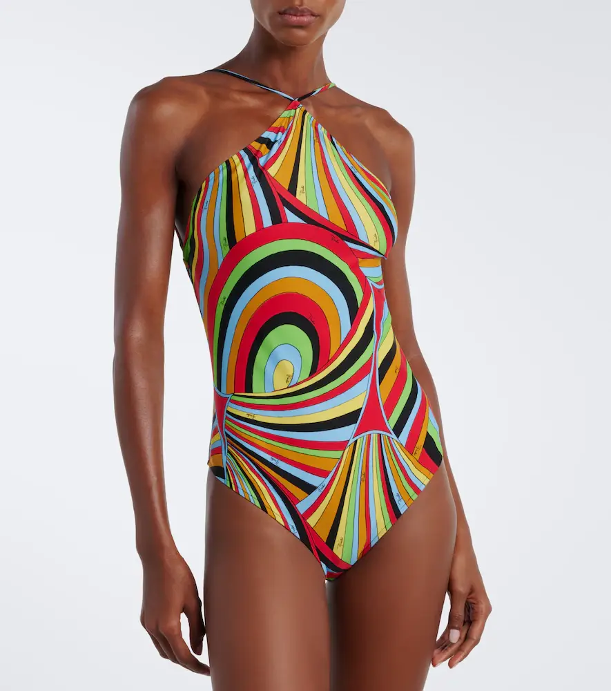 PUCCI Iride halterneck swimsuit | Thumbnail 3