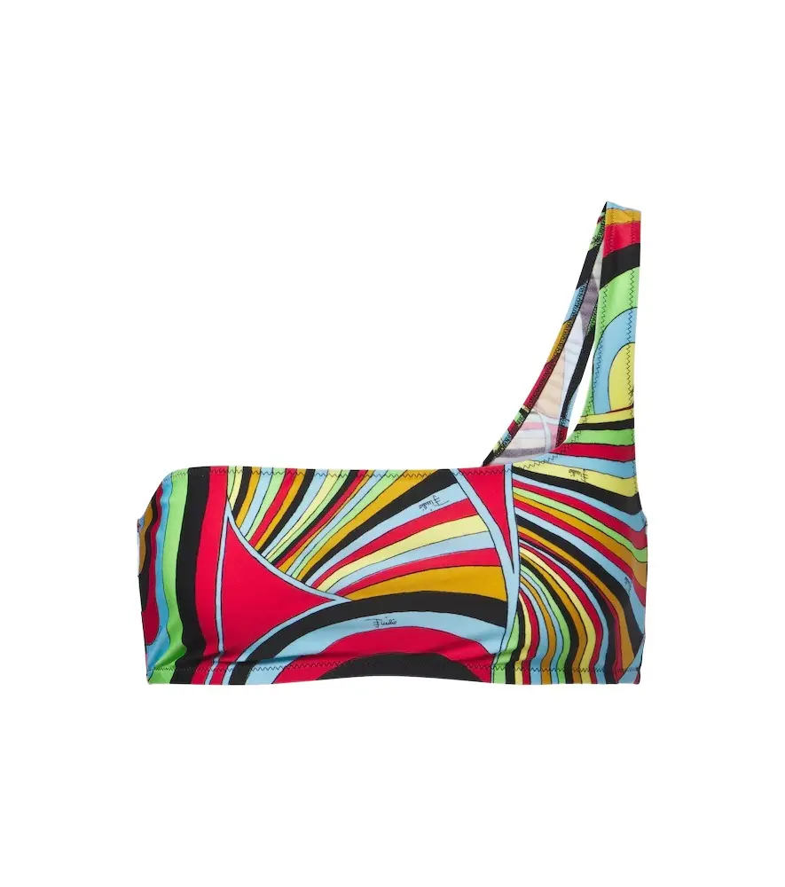 PUCCI Iride one-shoulder bikini top | Image 1 PUCCI Iride one-shoulder bikini top | Image 1