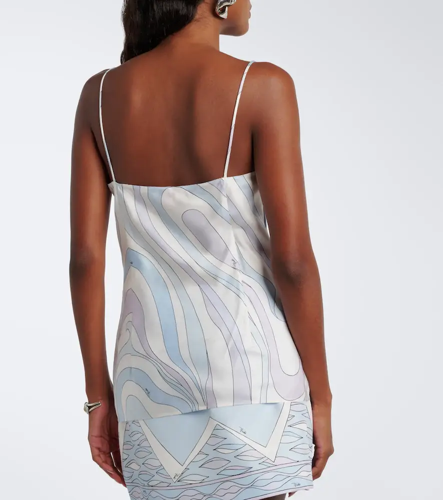 PUCCI Iride silk twill top | Thumbnail 3 PUCCI Iride silk twill top | Thumbnail 3