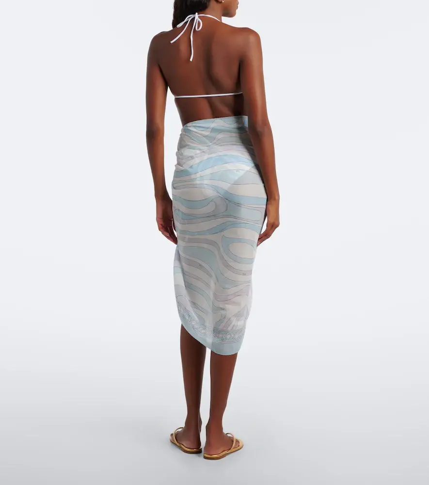 PUCCI Orchidee cotton beach cover-up | Thumbnail 4 PUCCI Orchidee cotton beach cover-up | Thumbnail 4
