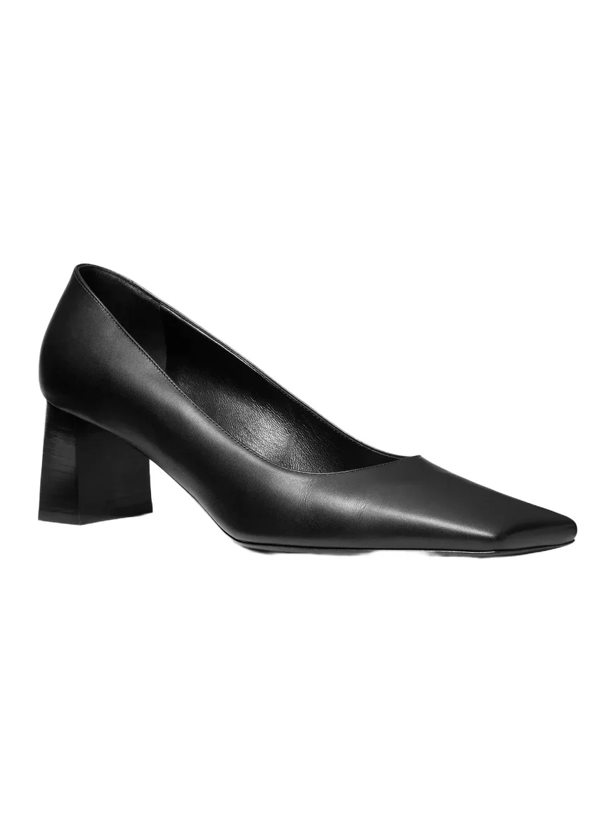 Michael Kors Collection Maria Leather Pump in Black