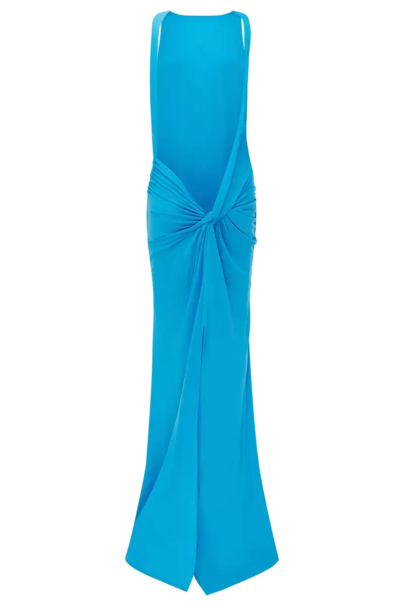 Alex Perry Open Back Jersey Drape Gown | Thumbnail 4
