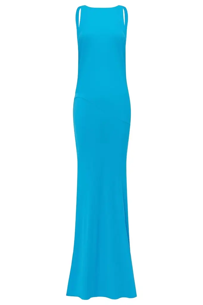 Alex Perry Open Back Jersey Drape Gown | Image 1 Alex Perry Open Back Jersey Drape Gown | Image 1
