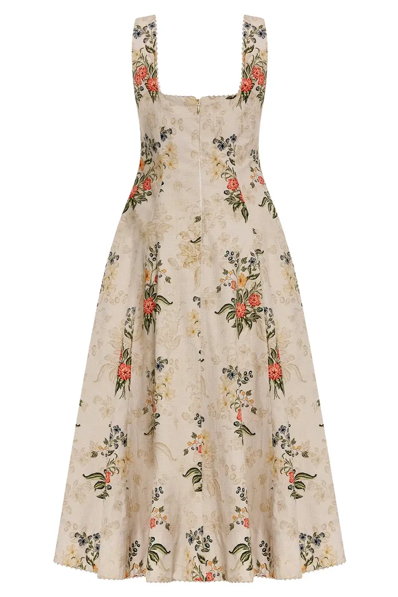 Agua by Agua Bendita Pistilo Isolda Midi Dress | Thumbnail 6