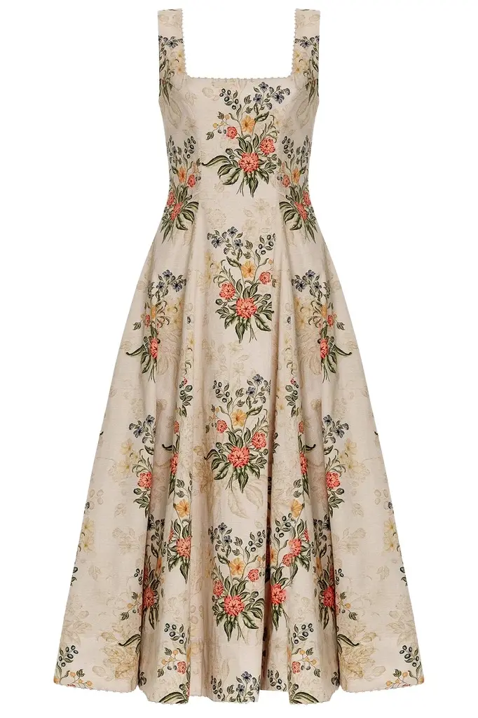 Agua by Agua Bendita Pistilo Isolda Midi Dress