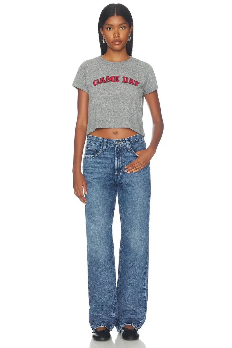 Sunny Somewhere Red Game Day Tiny Tee | Thumbnail 4 Sunny Somewhere Red Game Day Tiny Tee | Thumbnail 4
