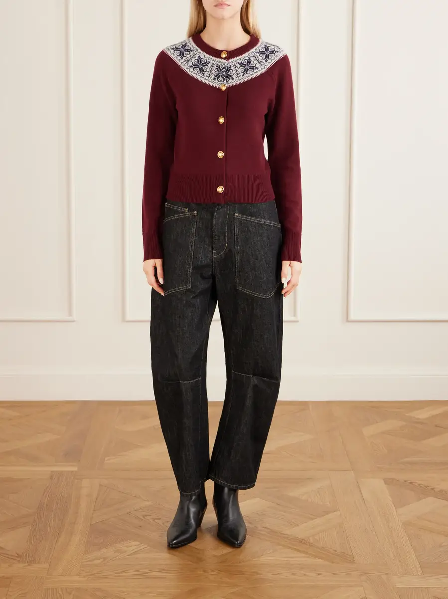Nili Lotan Josefa Fair Isle cashmere cardigan | Thumbnail 2 Nili Lotan Josefa Fair Isle cashmere cardigan | Thumbnail 2