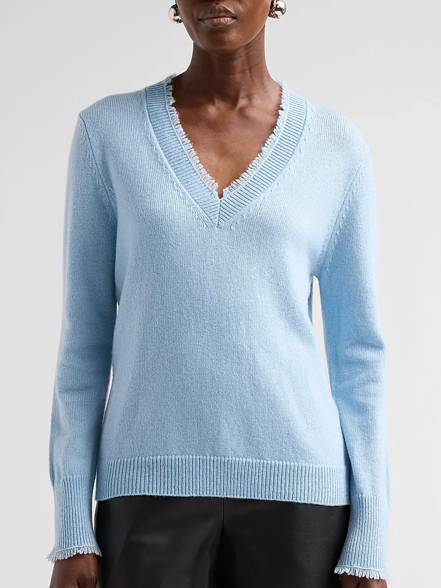 Kobi Halperin Women's Dora Fringe-Trim Merino Wool Sweater | Thumbnail 5 Kobi Halperin Women's Dora Fringe-Trim Merino Wool Sweater | Thumbnail 5