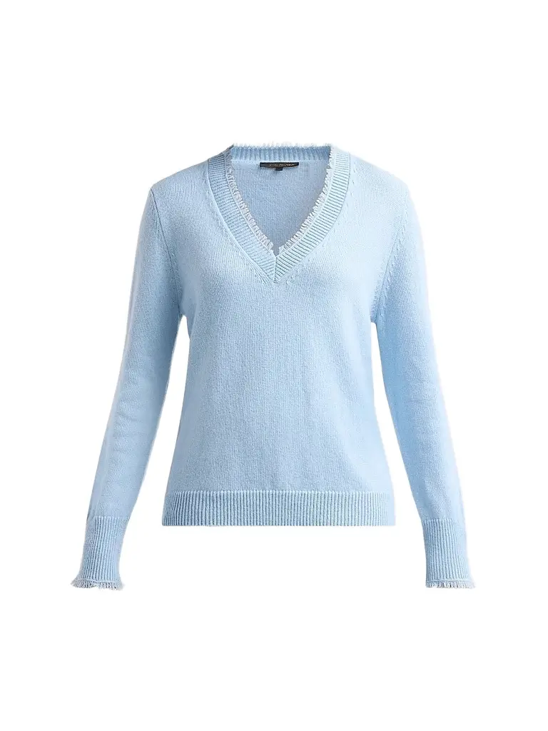 Kobi Halperin Women's Dora Fringe-Trim Merino Wool Sweater | Image 1 Kobi Halperin Women's Dora Fringe-Trim Merino Wool Sweater | Image 1