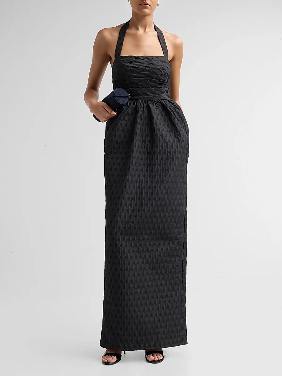 As It May Women's Janelle Polka Dot Halter Gown | Thumbnail 2 As It May Women's Janelle Polka Dot Halter Gown | Thumbnail 2