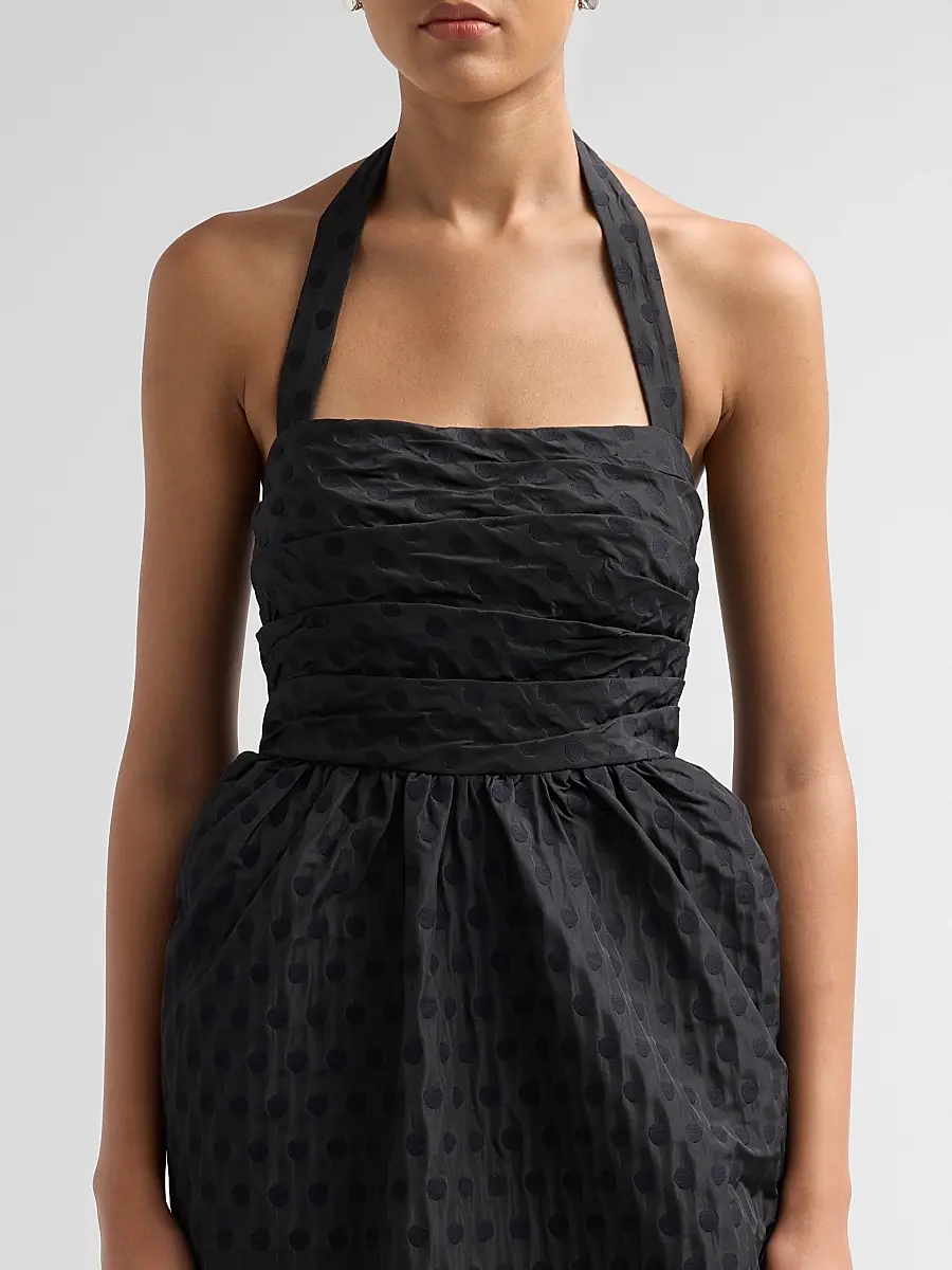 As It May Women's Janelle Polka Dot Halter Gown | Thumbnail 5 As It May Women's Janelle Polka Dot Halter Gown | Thumbnail 5