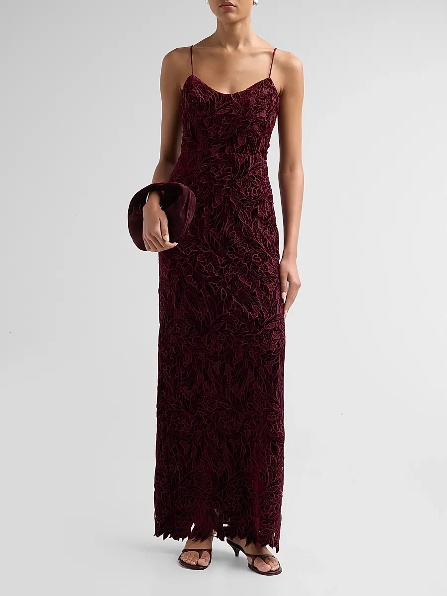 As It May Women's Charlotte Velvet Lace Gown | Thumbnail 2 As It May Women's Charlotte Velvet Lace Gown | Thumbnail 2