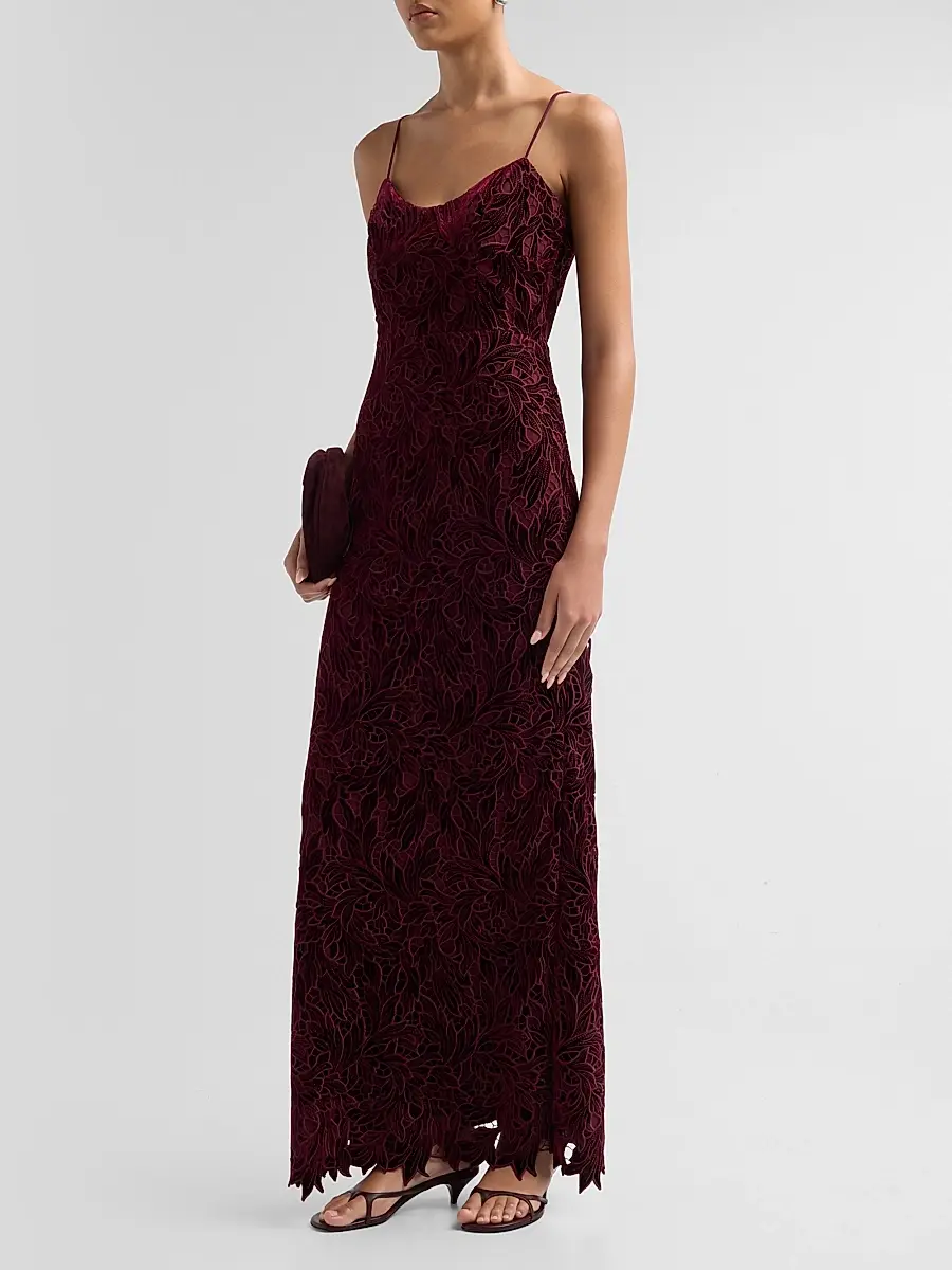 As It May Women's Charlotte Velvet Lace Gown | Thumbnail 4 As It May Women's Charlotte Velvet Lace Gown | Thumbnail 4
