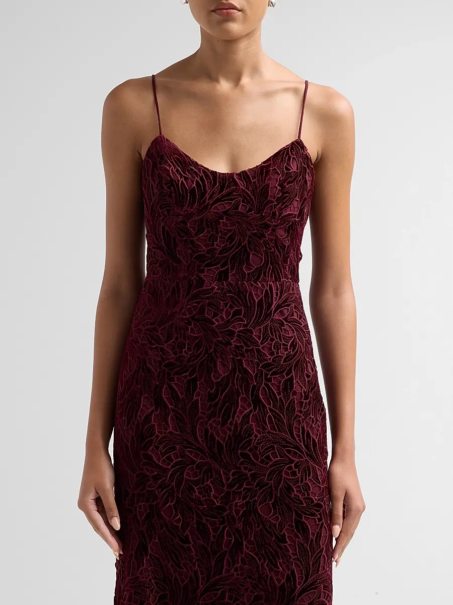 As It May Women's Charlotte Velvet Lace Gown | Thumbnail 5 As It May Women's Charlotte Velvet Lace Gown | Thumbnail 5