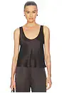 ENZA COSTA Silk Satin U Tank | Thumbnail 5 ENZA COSTA Silk Satin U Tank | Thumbnail 5